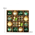Kit com 36 Bolas de Natal Decorativas
