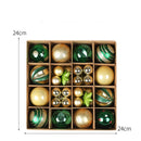 Kit com 36 Bolas de Natal Decorativas