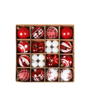 Kit com 36 Bolas de Natal Decorativas