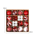 Kit com 36 Bolas de Natal Decorativas