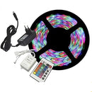 Fita LED RGB 5 Metros com Controle Remoto e Fonte