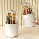 Porta Pincéis de Maquiagem 360° com Tampa