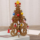 Árvore de Natal 3D de Madeira Artesanal